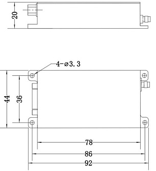 RD1002 - драйвер фиксированной частоты для акустооптических модуляторов фото 1