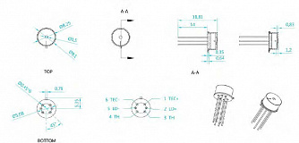 PL-DFB-2060-TO39 - 2060 нм DFB лазерный диод фото 4