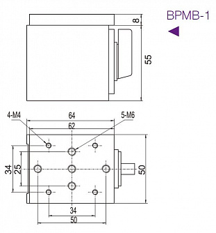 BPMB-1/2 - магнитное основание фото 1