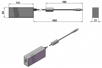 SSP-MD-PSL-640-50-3 - компактные пикосекундные диодные лазеры с возможностью внешнего запуска, 640 нм фото 2