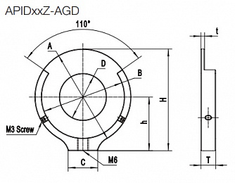 APIDXX-GD - держатели ирисовых диафрагм фото 6