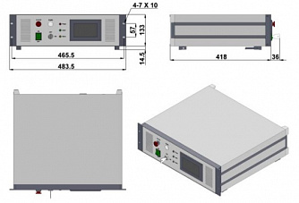 SSP-NSQ-1064-AH - импульсный твердотельный лазер с модуляцией добротности фото 2