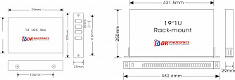CWDM-8-L/R - грубые восьмиканальные спектральные мультиплексоры/демультиплексоры фото 1