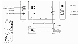 RD1012 - драйвер фиксированной частоты для акустооптических модуляторов фото 1