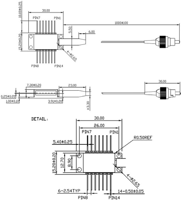 PL-DFB-1700 - 1700 нм DFB лазерный диод6.jpg