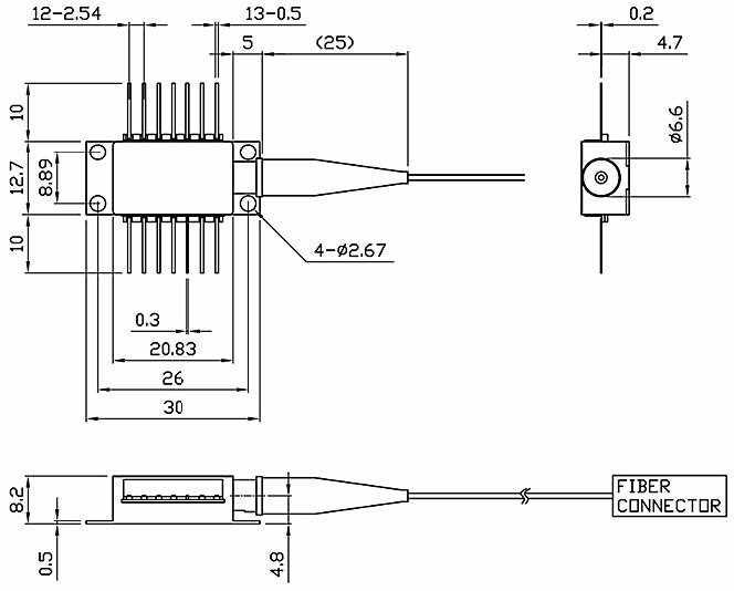 PL-DFB-1315 - 1315 нм высокомощный DFB лазерный диод5.jpg