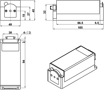 SSP-LN-532-S - герметичные твердотельные лазеры с диодной накачкой и низким уровнем шумов фото 2