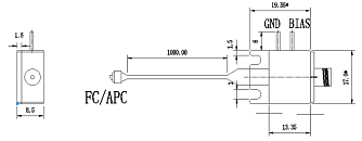 WOERBPL85B30 - СВЧ фотодиод с полосой пропускания до 30 ГГц фото 1