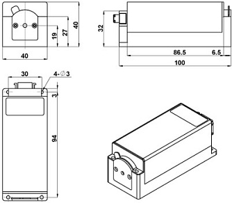 SSP-ST-532-S - стабильные твердотельные лазеры с диодной накачкой фото 2