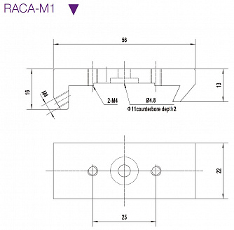 RACA-M - платформы для узких оптических рельс фото 1