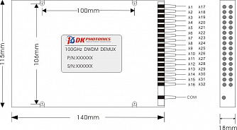 DWDM-10-32 - тридцатидвухканальные мультиплексоры/демультиплексоры фото 1