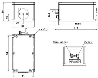 SSP-MD-NS-410 - компактные наносекундные диодные лазеры с возможностью внешнего запуска, 410 нм фото 1