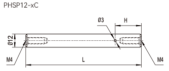 PHSP12-C - стержни для держателей оптики фото 1