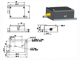 SSP4-230-110-020-266 - акустооптический дефлектор пучка фото 1