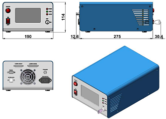 SSP-NSQ-MP-266-HP - импульсный твердотельный лазер с пассивной модуляцией добротности фото 2