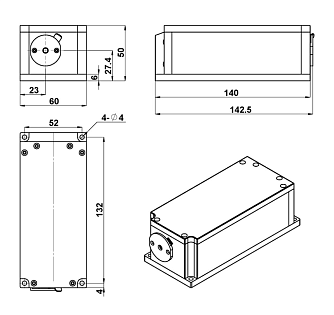 SSP-LN-671-V - твердотельные лазеры с диодной накачкой фото 1