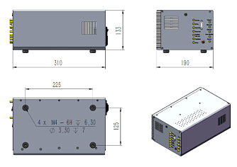 SPL-RFHG-266 - одночастотный УФ лазер для фотолитографии на 266 нм фото 3