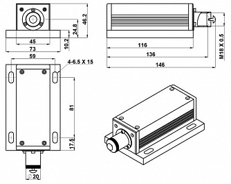 SSP-DLN-905L - диодный лазер с низким уровнем шума фото 1