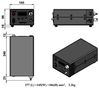 SSP-NSQ-MP-266-Q1 - импульсный твердотельный лазер с пассивной модуляцией добротности фото 4