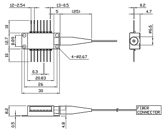 PL-HP-SLD-840 - 840 нм высокомощные SLD лазерные диоды фото 1