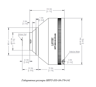 HPFT-355 - F-Theta объективы для машинного зрения фото 4