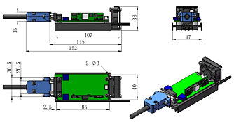 SSP-PG-447-V-H -  твердотельные лазеры с диодной накачкой фото 3