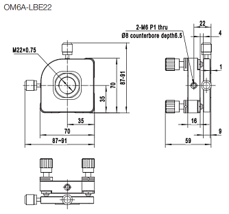 OMxA - держатели оптики с регулировкой по четырем и более осям фото 2