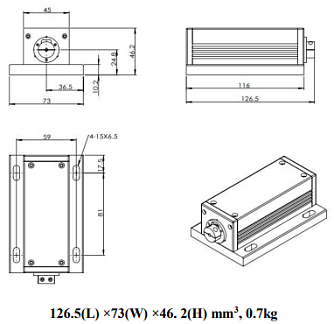 SSP-DHS-1270-SM-DFB - диодные лазеры с волоконным выводом фото 1
