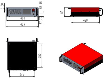 SPL-EF-1555.75-2-CW - одночастотный лазер на 1555,75 нм (ITU27), выходная мощность ≥ 2 Вт фото 1