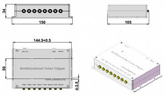 SSP-MD-NS-395 - компактные наносекундные диодные лазеры с возможностью внешнего запуска, 395 нм фото 3