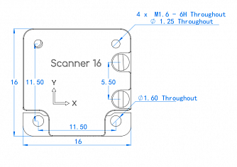 Scanner16-xy - Сканирующий пьезоэлектрический столик фото 1