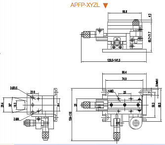 APFP-XYZ - высокоточный позиционер для центрирования волокна фото 2