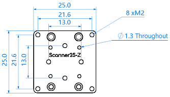 Scanner25-z - Сканирующие пьезоэлектрические столики фото 1