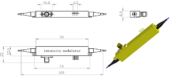 KG-AM-20 - 2050 нм 1/10 ГГц амплитудные модуляторы фото 3