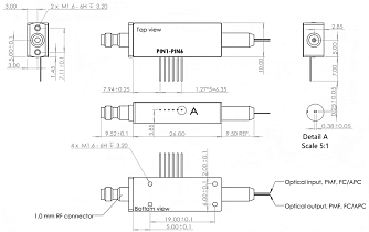 LB-7C6PPBM71 - 1550 нм 70 ГГц амплитудный модулятор фото 1