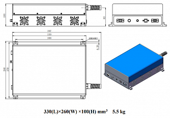 SSP-PLFL-266 - пикосекундные волоконные лазеры с синхронизацией мод с мощностью до 10 мВт, 266 нм фото 1