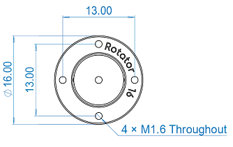 Rotator16 - миниатюрные поворотные пьезопозиционеры фото 1