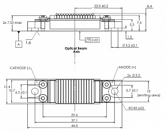 QD-Q1yzz-BSSO - вертикальные сборки (стеки) лазерных диодов фото 1
