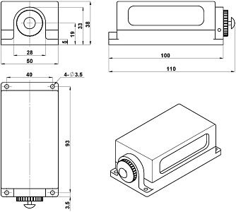 SSP-LN-532-S - герметичные твердотельные лазеры с диодной накачкой и низким уровнем шумов фото 1