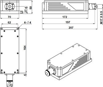 SSP-ST-FN-543-556 - стабильные твердотельные лазеры с диодной накачкой фото 1