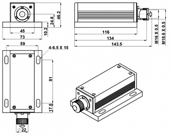 SSP-DLN-705L - диодный лазер с низким уровнем шума фото 1