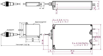 SP-FCLD-525-B - лазерные модули с волоконным выводом и мощностью до 70 Вт в модульном корпусе, 525 нм фото 2