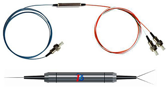 CWDM-1x2 - трехпортовые спектральные мультиплексоры