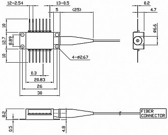 PL-DFB-1854.1 - 1854,1 нм DFB лазерный диод фото 5