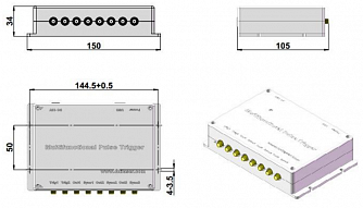 SSP-MD-NS-405 - компактные наносекундные диодные лазеры с возможностью внешнего запуска, 405 нм фото 3
