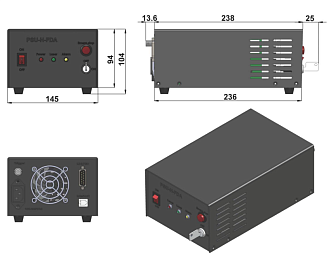 SSP-NSQ-MP-532-H - импульсный твердотельный лазер с пассивной модуляцией добротности фото 2