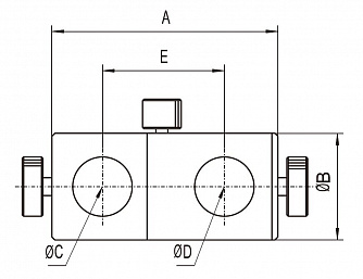 PHUC - регулируемые зажимы для стержней различных диаметров фото 1