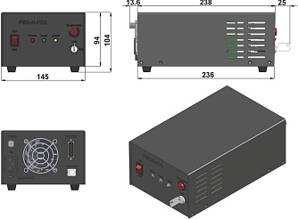 SSP-SLM-457-F - твердотельные лазеры с диодной накачкой и низким уровнем шумов фото 2