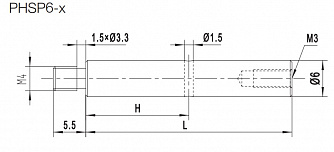 PHSP6 - стержни для держателей оптики фото 1