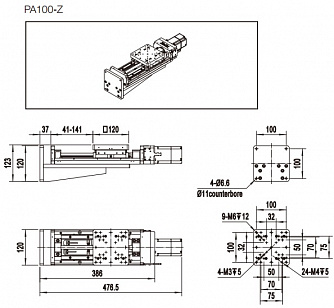 PAxx-Z - моторизированные вертикальные трансляторы  фото 2